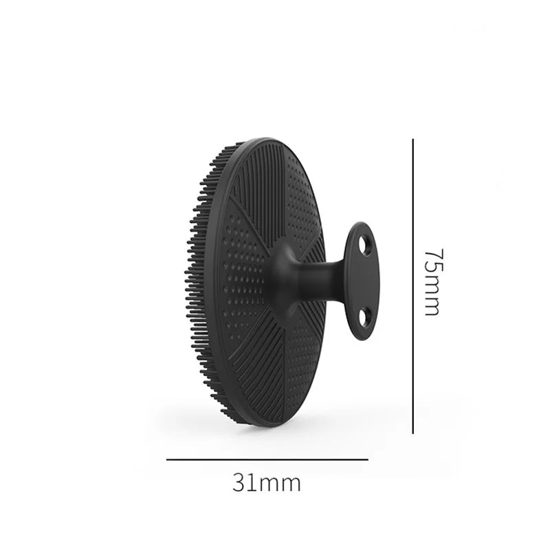 Silicone Facial Cleansing Brush Mini Facial Deep Cleansing Shaving Massage Facial Brush Face Washing Brush Men and Women