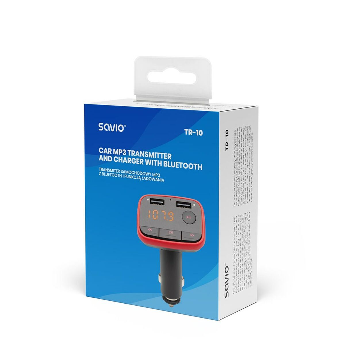 MP3 Player and FM Transmitter for Cars Savio SAVTR-10-3