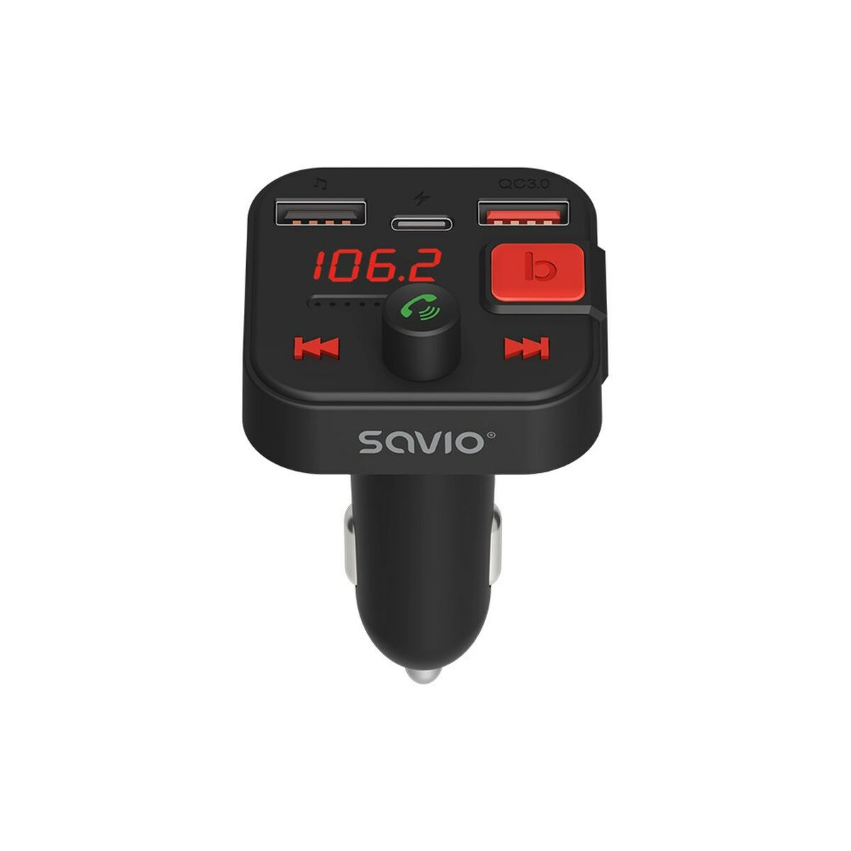MP3 Player and FM Transmitter for Cars Savio TR-15-5
