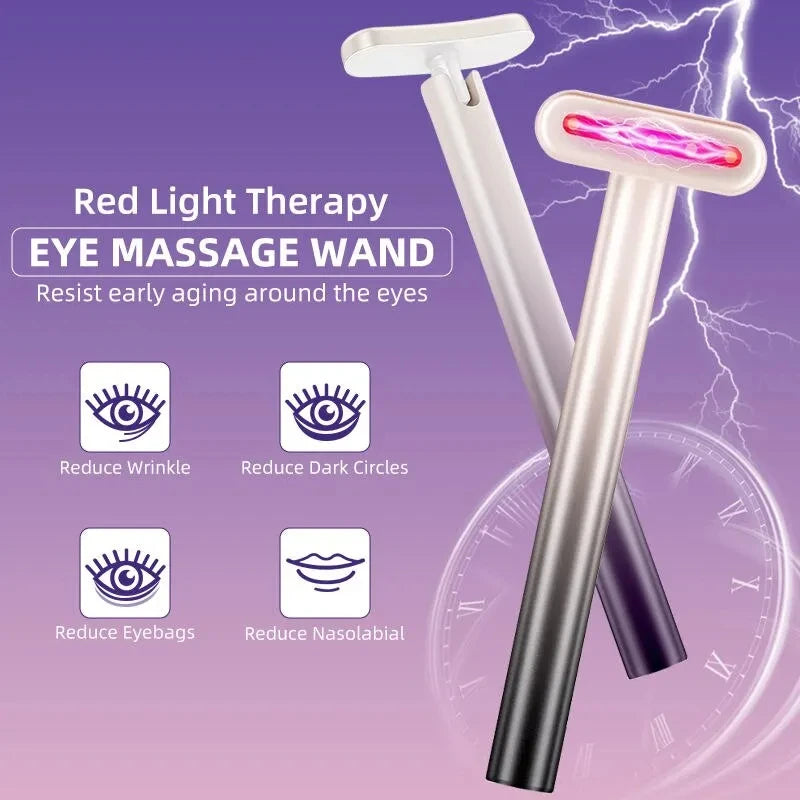 4 in 1 EMS Eye Vibration Massager Eye Face Wand Beauty Instrument Device Remove Wrinkle Dark Circles Pockets Skin Care Tools New