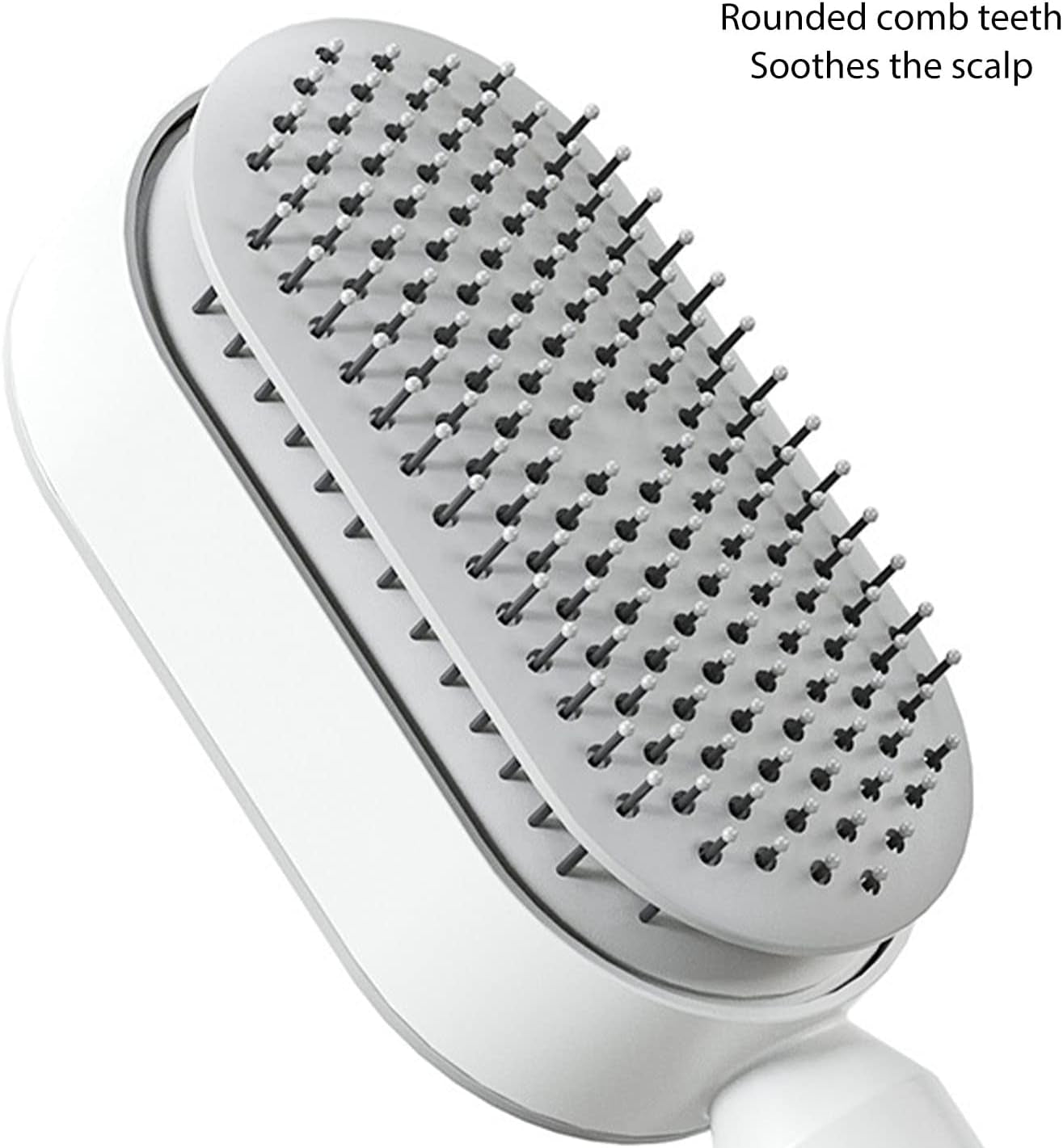 Self Cleaning Hair Brush,3D Air Cushion Cushion Massager Brush Air Cushion Hair Brush Self Cleaning