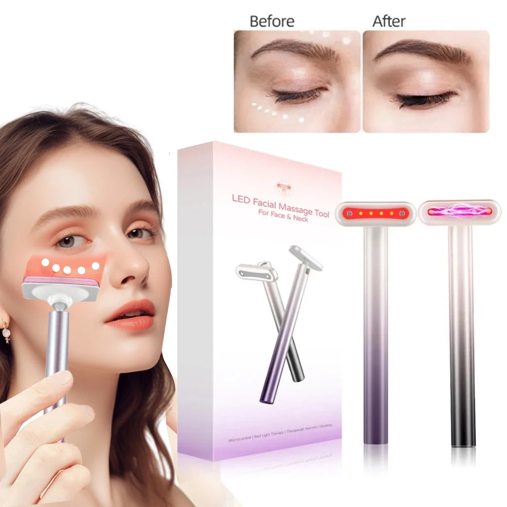 4 in 1 EMS Eye Vibration Massager Eye Face Wand Beauty Instrument Device Remove Wrinkle Dark Circles Pockets Skin Care Tools New